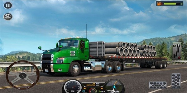 北车轮卡车驾驶Hill Station Bus Driving Game1
